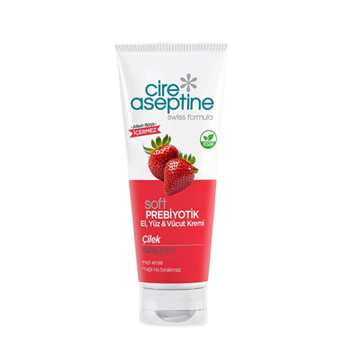 Cire Aseptine Soft Çilek Prebiyotikli Krem 75 Ml - 1