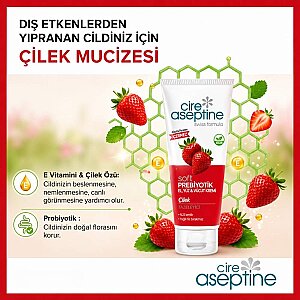 Cire Aseptine Soft Çilek Prebiyotikli Krem 75 Ml - 4