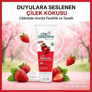 Cire Aseptine Soft Çilek Prebiyotikli Krem 75 Ml - 3