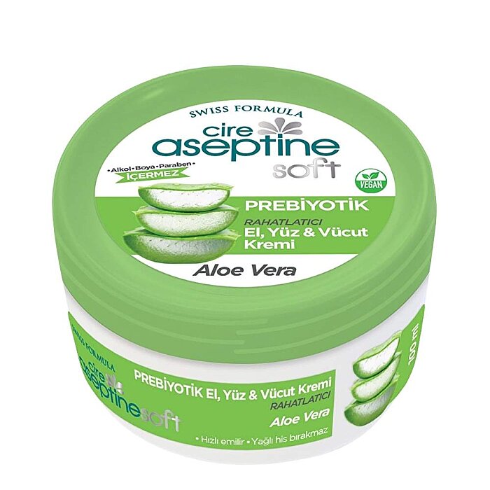Cire Aseptine Soft Prebiyotik Aloe Vera 100 Ml - 1
