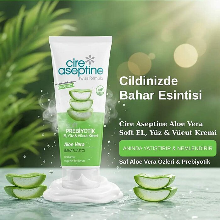 Cire Aseptine Soft Prebiyotik Aloe Vera 75 Ml Tüp - 2