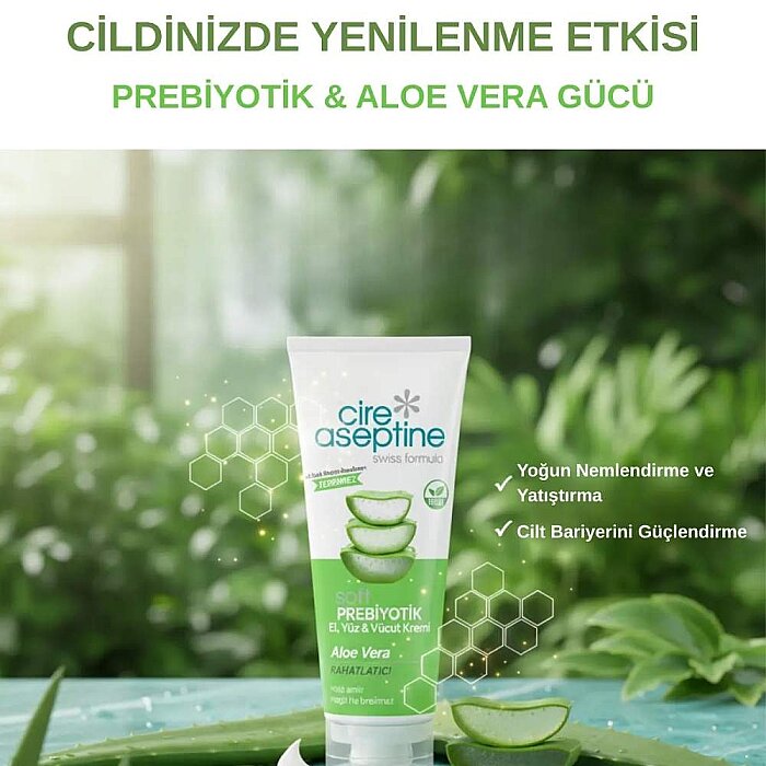Cire Aseptine Soft Prebiyotik Aloe Vera 75 Ml Tüp - 3