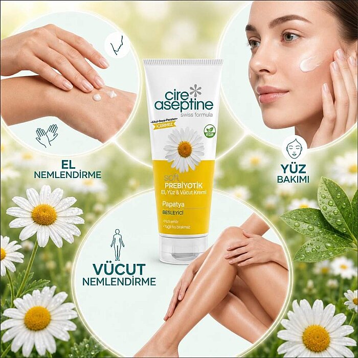 Cire Aseptine Soft Prebiyotik Papatya 75 Ml Tüp - 5