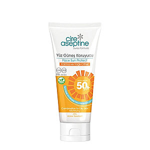 Cire Aseptine Yüz Güneş Koruyucu Krem Karma ve Yağlı Ciltler SPF50+ 50 Ml - Cire Aseptine