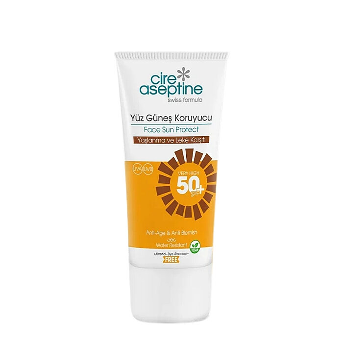 Cire Aseptine Yüz Güneş Koruyucu Krem Yaşlanma ve Leke Karşıtı SPF50+ 50 Ml - 1