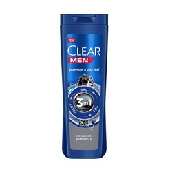 Clear 3in1 Şampuan&Duş Jeli Kömür 350 Ml - Thumbnail