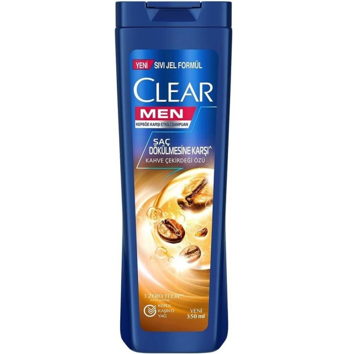Clear Men Kahve Çekirdek Özü Kepek Karşıtı Şampuan 350 Ml