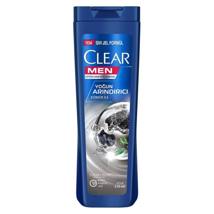 Clear Men Yoğun Arındırma Kömürlü Şampuan 350 Ml
