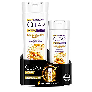 Clear Women Saç Dökülme Karşıtı Şampuan 350 Ml + 180 Ml Set - Clear