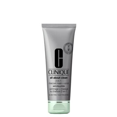 Clinique All About Clean Mask & Scrub Charcoal 100 Ml