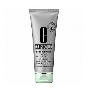 Clinique All About Clean Mask & Scrub Charcoal 100 Ml - Clinique