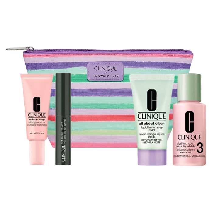 Clinique Çanta + Mascara + Cilt Bakım Seti - 1