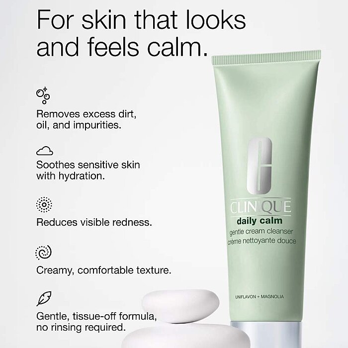 Clinique Daily Calm Gentle Cleansing Cream 125 Ml - 3