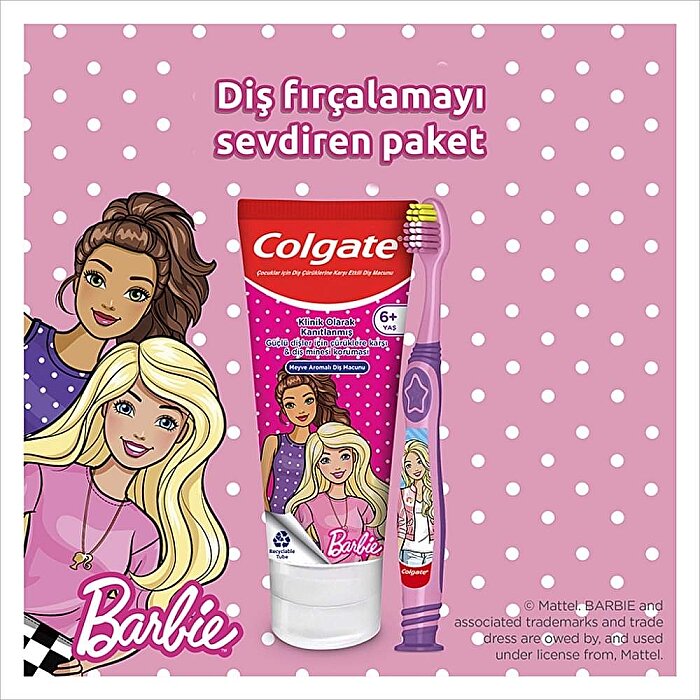 Colgate Barbie-Batman Diş Macunu 75 Ml + Fırça Set - 4