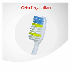 Colgate Extra Clean Dil Temizleyicili Diş Fırçası 2+1 Orta - Thumbnail