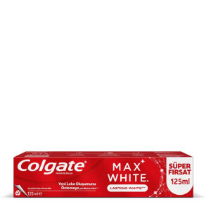 Colgate Max White Kalıcı Beyazlık Diş Macunu 125 Ml - Colgate
