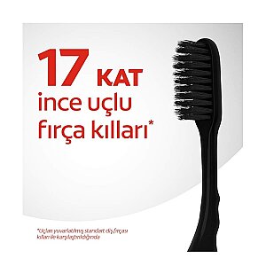 Colgate Mikro İnce Hassas Temizlik Siyah Yumuşak Diş Fırçası 1+1 - 3
