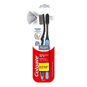 Colgate Mikro İnce Hassas Temizlik Siyah Yumuşak Diş Fırçası 1+1 - Colgate