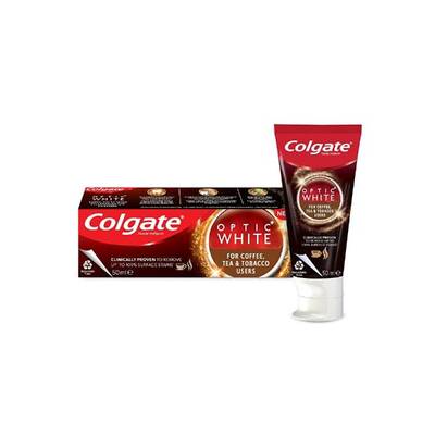 Colgate Optic White Kahve&Çay&Tütün Kullananlar İçin Diş Macunu 50 Ml