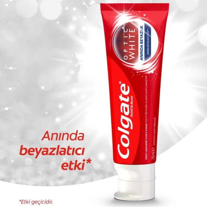 Colgate Optik Beyaz Anında Beyazlık Diş Macunu 75 Ml - 2