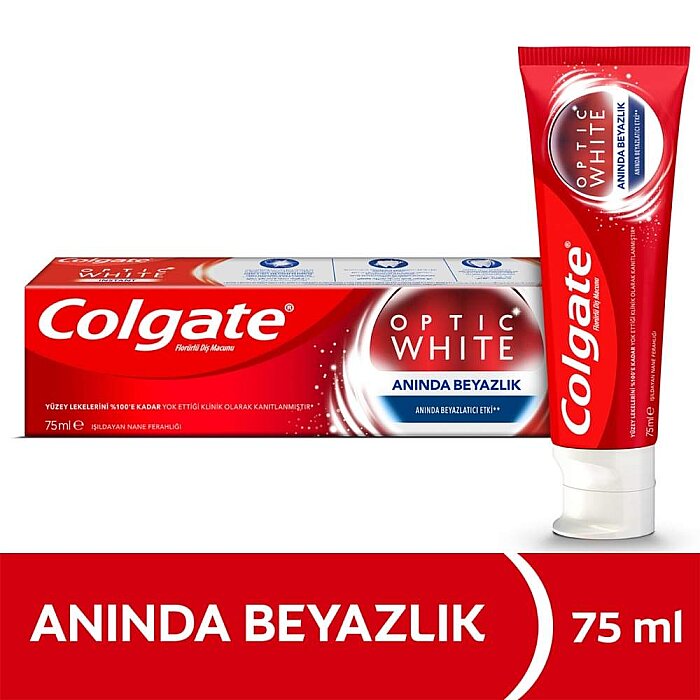 Colgate Optik Beyaz Anında Beyazlık Diş Macunu 75 Ml - 3