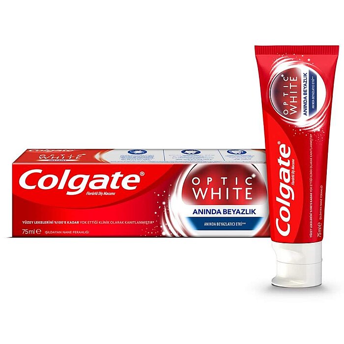 Colgate Optik Beyaz Anında Beyazlık Diş Macunu 75 Ml - 2