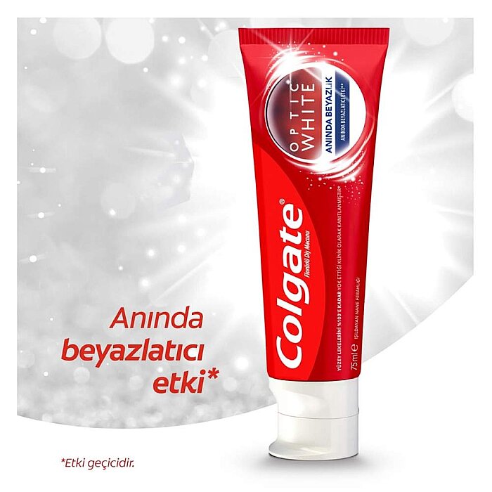 Colgate Optik Beyaz Anında Beyazlık Diş Macunu 75 Ml - 6
