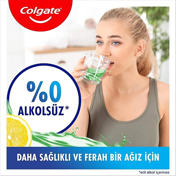 Colgate Plax Ağız Bakım Suyu Çay ve Limon 500 Ml - 4