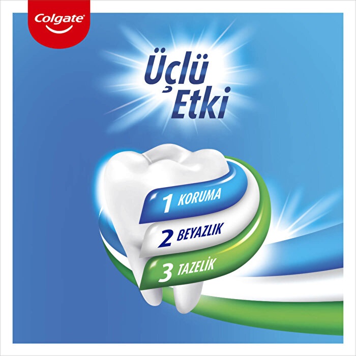 Colgate Üçlü Etki Diş Macunu 125 Ml + 125 Ml 2'li Paket