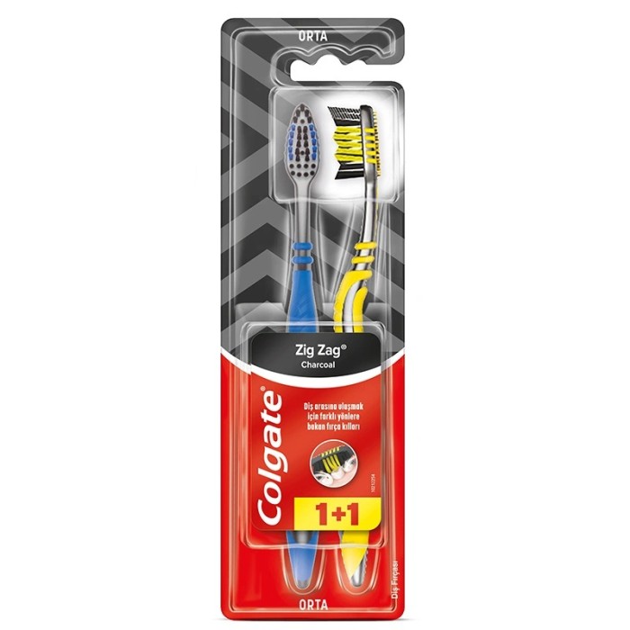 Colgate Zigzag Charcoal Diş Fırçası 1+1