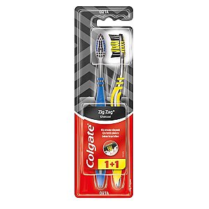 Colgate Zigzag Charcoal Diş Fırçası 1+1 - Colgate