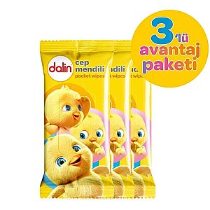 Dalin Klasik Cep Islak Mendili 15x3'lü - Dalin