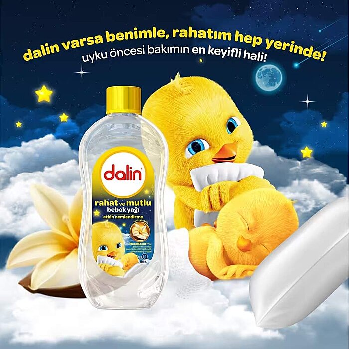 Dalin Rahat ve Mutlu Bebek Yağı 300 Ml - 3