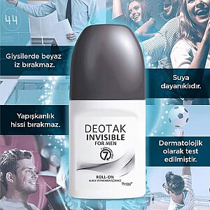 Deotak Invisible for Men Erkek Roll-On 35 Ml - 4