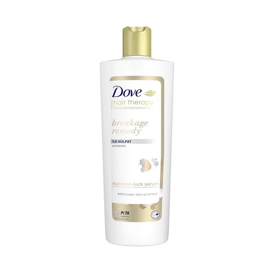 DOVE HAIR THERAPY ŞAMPUAN %0 SÜLFAT BREAKAGE REMEDY %99'A KADAR DAHA AZ KIRILMA