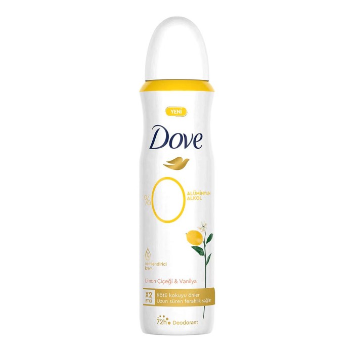 Dove Limon Çiçeği Ve Vanilya Özlü Kadın Deodorant 150 Ml