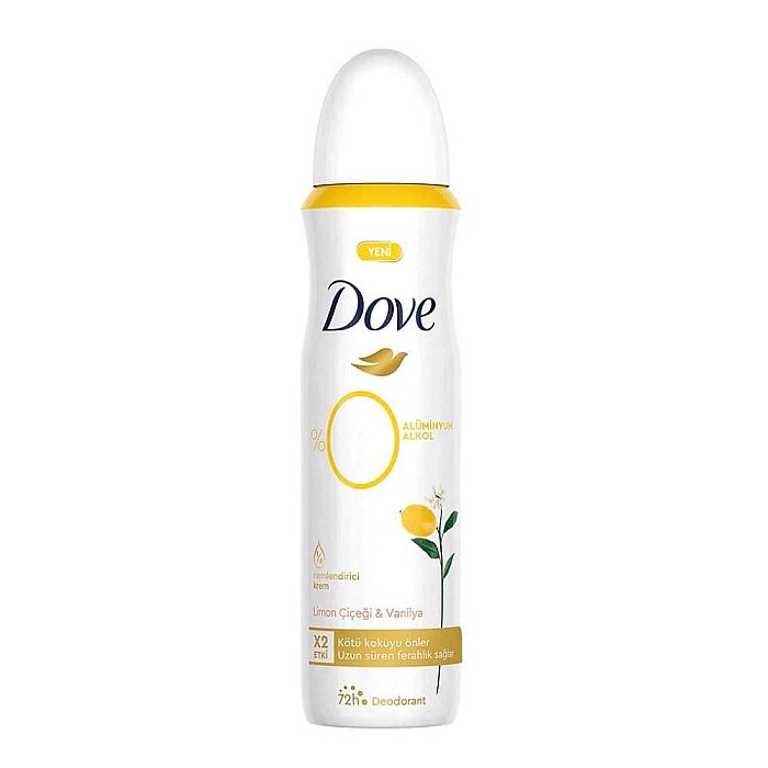 Dove Limon Çiçeği Ve Vanilya Özlü Kadın Deodorant 150 Ml - 1