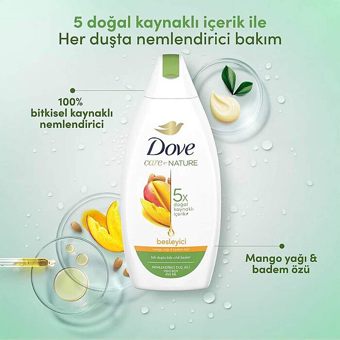 Dove Mango & Badem Duş Jeli 450 Ml - 2