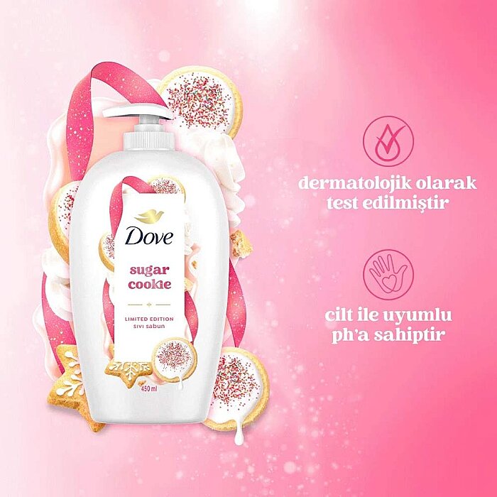 Dove Sugar Cookie Sıvı Sabun 450 Ml - 3