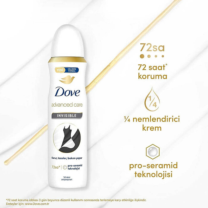 Dove Women Invisible Dry Kadın Deodorant 150 Ml - 2