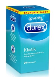 Durex Klasik Prezervatif 20'li - Thumbnail