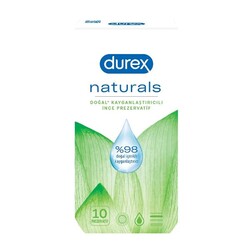 Durex Naturals Prezervatif 10'lu - Thumbnail