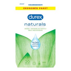 Durex Naturals Prezervatif 20'li - Thumbnail