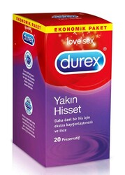Durex Yakın Hisset Prezervatif 20'li - Thumbnail