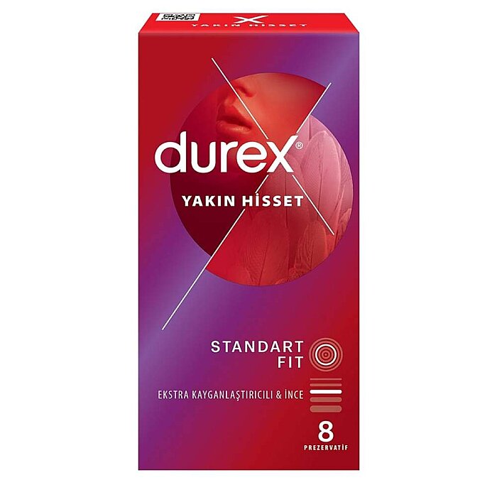 Durex Yakın Hisset Prezervatif 8'li - 1