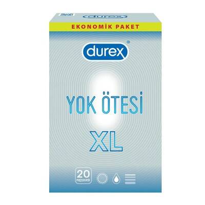 Durex Yok Ötesi Invisible XL Prezervatif 20'li