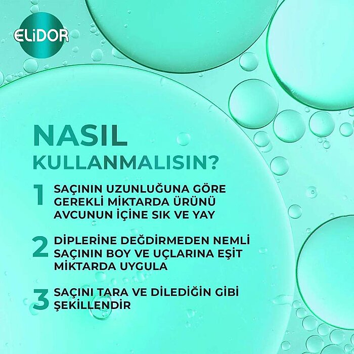 Elidor 7/24 Belirgin Bukleler Saç Bakım Kremi 240 Ml - 4