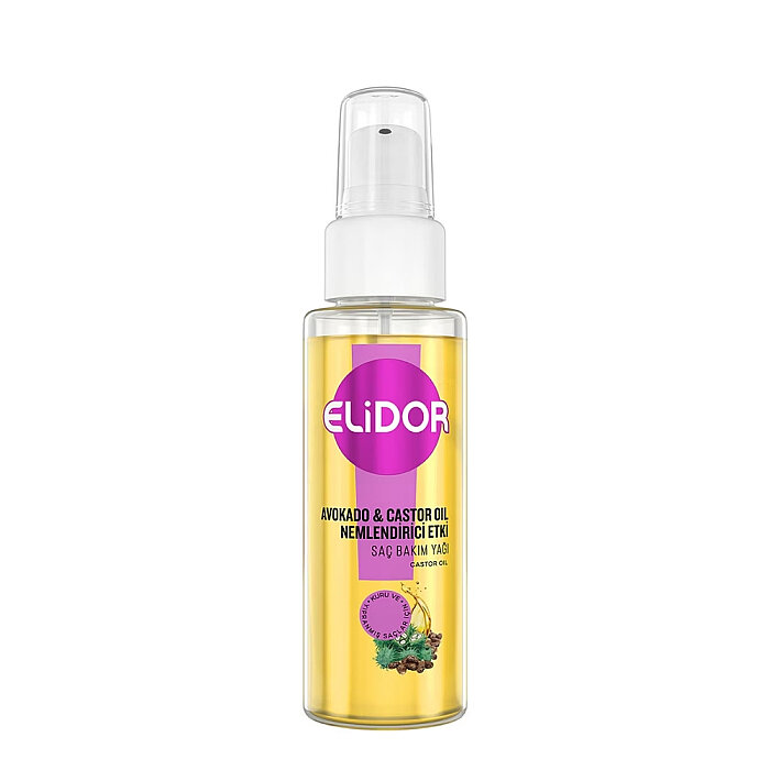 Elidor Avokado&Castor Yağı Saç Bakım Yağı 80 Ml - 1