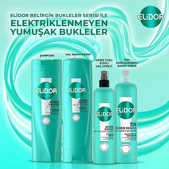 Elidor Belirgin Bukleler Saç Kremi 350 Ml - 5