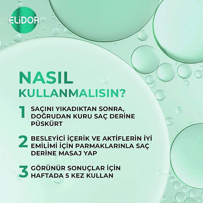 Elidor Biberiye Dökülme Karşıtı Tonik 90 Ml - 5